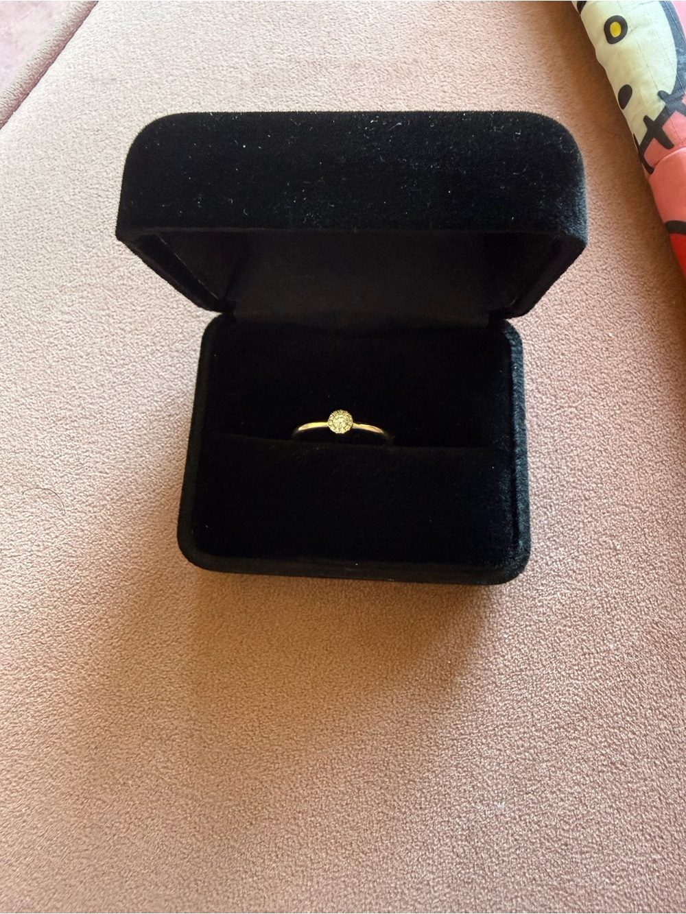 14K gold & diamond ring